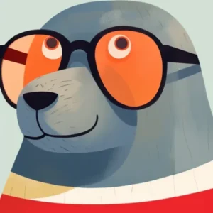 Little Elephant Seal 2 Wearing Sunglasses