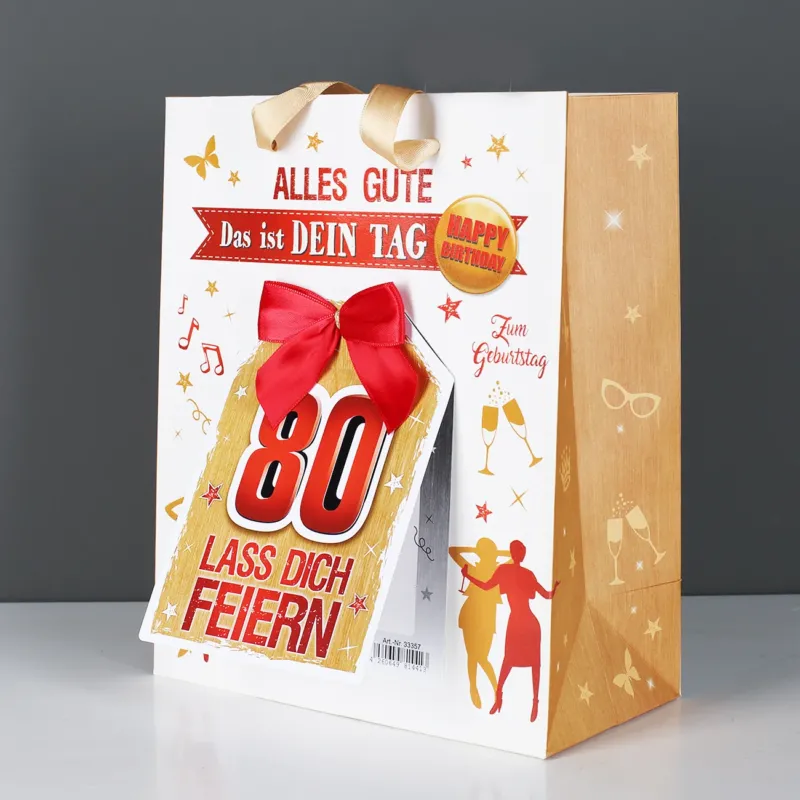 Geschenktasche inkl. Karte - 80