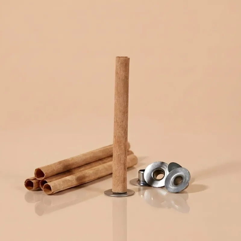 Tube - Mèches en bois pour Bougies mèche pour bougie cire végétale fabrication artisanale Terre de Bougies