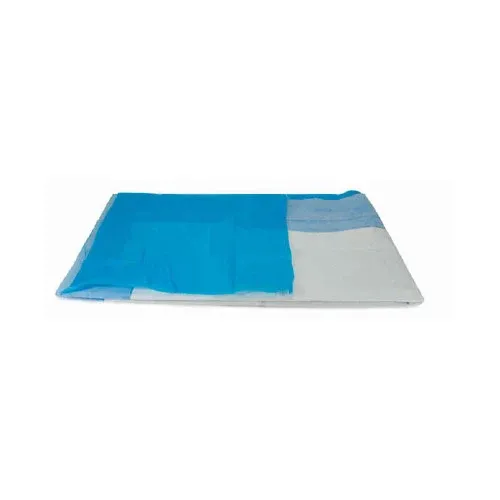 Medi-Inn Bodenmatte 121 x 80 cm, absorbierend, blau, mit Anti-Rutsch Folie