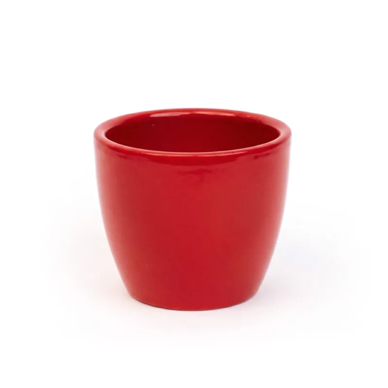 Love in Red - Mini Plant Pot - Boule Pot Red - Ø 6 cm ↑ 6 cm