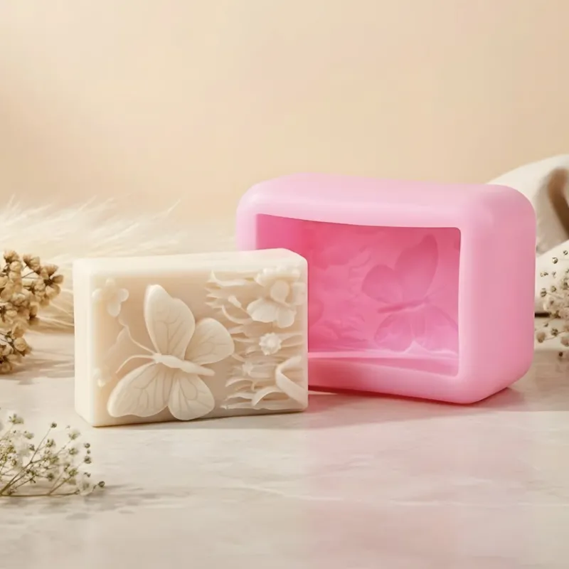 Moule savon Papillon - Silicone pour fabrication artisanale savon cire DIY Terre de Bougies