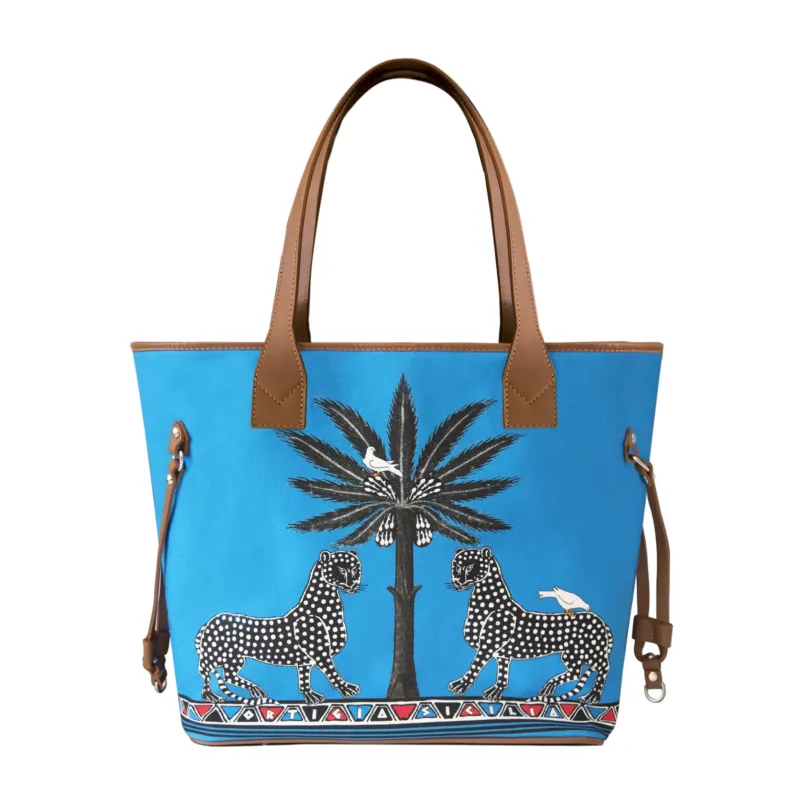 Tote Bag GATTOPARDO BLUE von Ortigia Sicilia