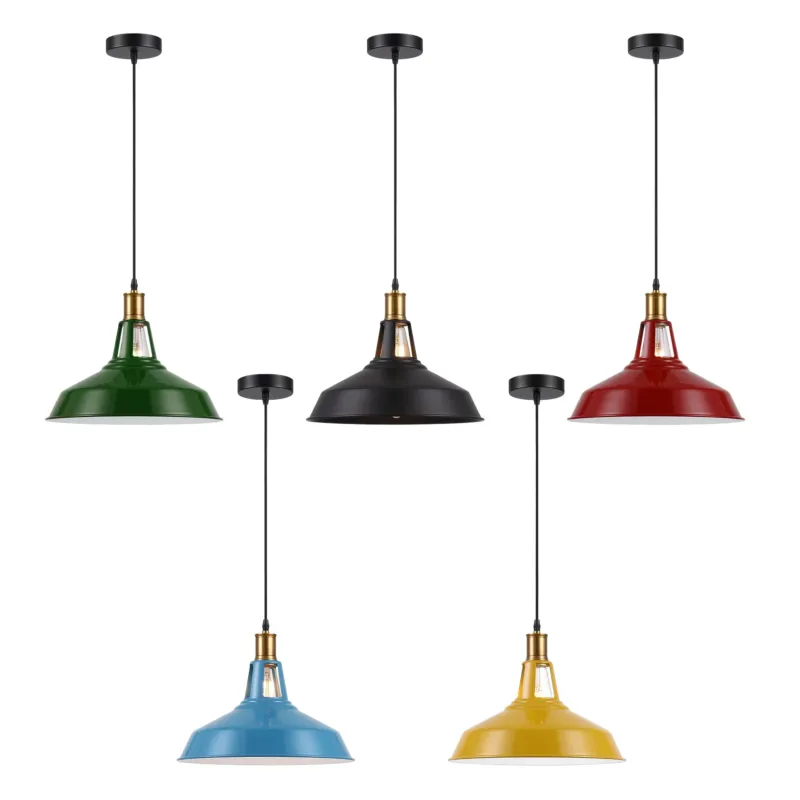 Vintage Werkstattpendel – Industrie De Deckenlampe Esstisch | Ø 30cm | E27~1681