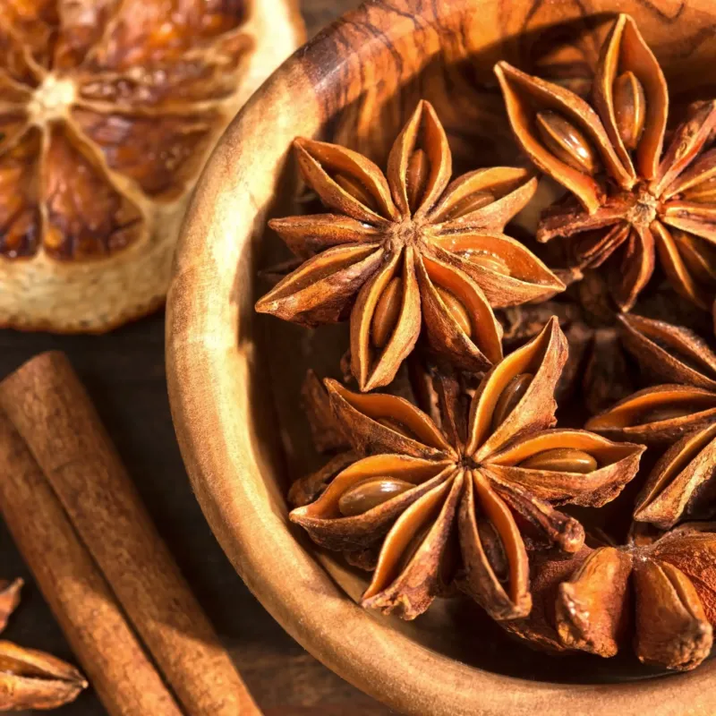 Anis étoilé parfum boisé de Grasse pour bougies fondants et diffuseurs