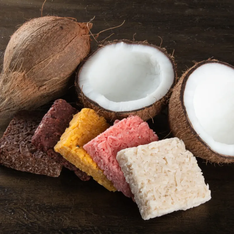 Bonbon coco parfum gourmand de Grasse pour bougies fondants et diffuseurs