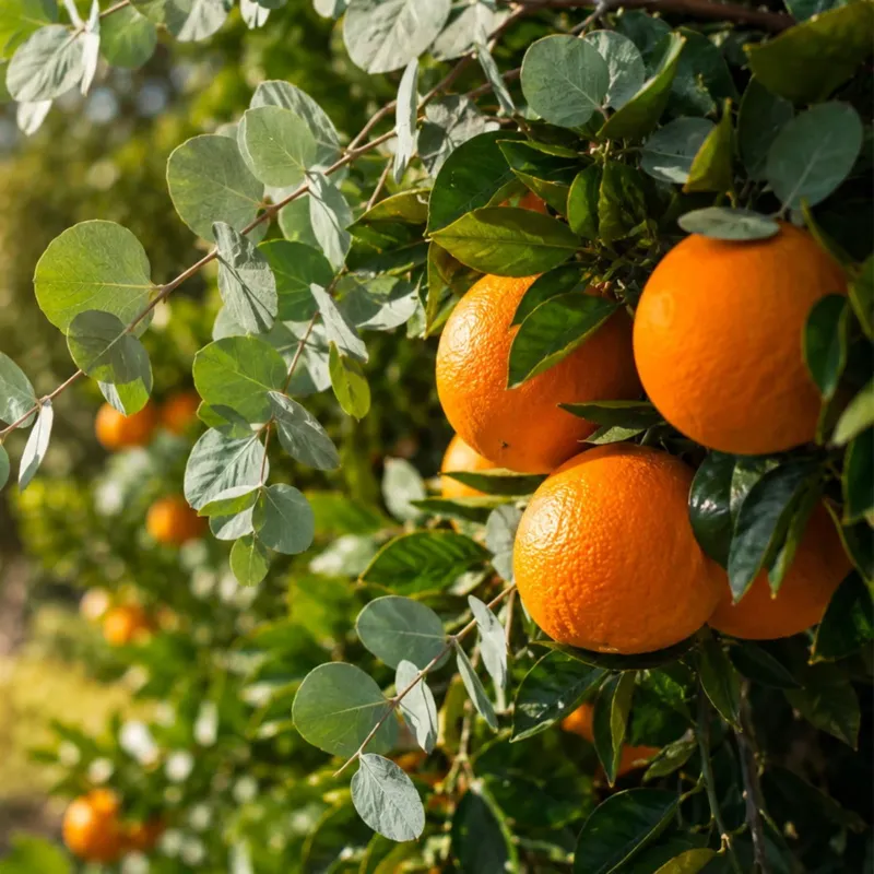 Eucalyptus et orange parfum boisé de Grasse pour bougies fondants et diffuseurs