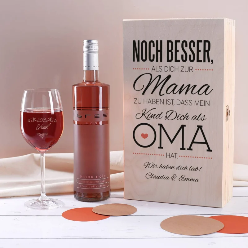 Weingeschenkset für die beste Oma