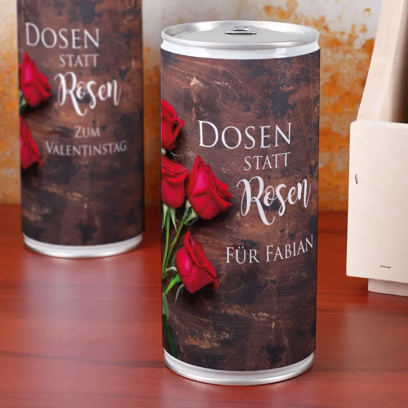 Bedruckte Bierdose zum Valentinstag für Männer