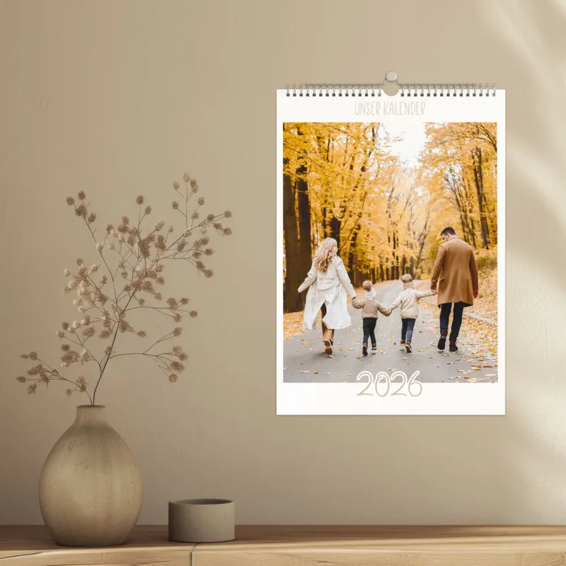 Wandkalender für Familien