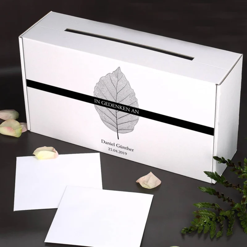Briefbox für Trauerkarten