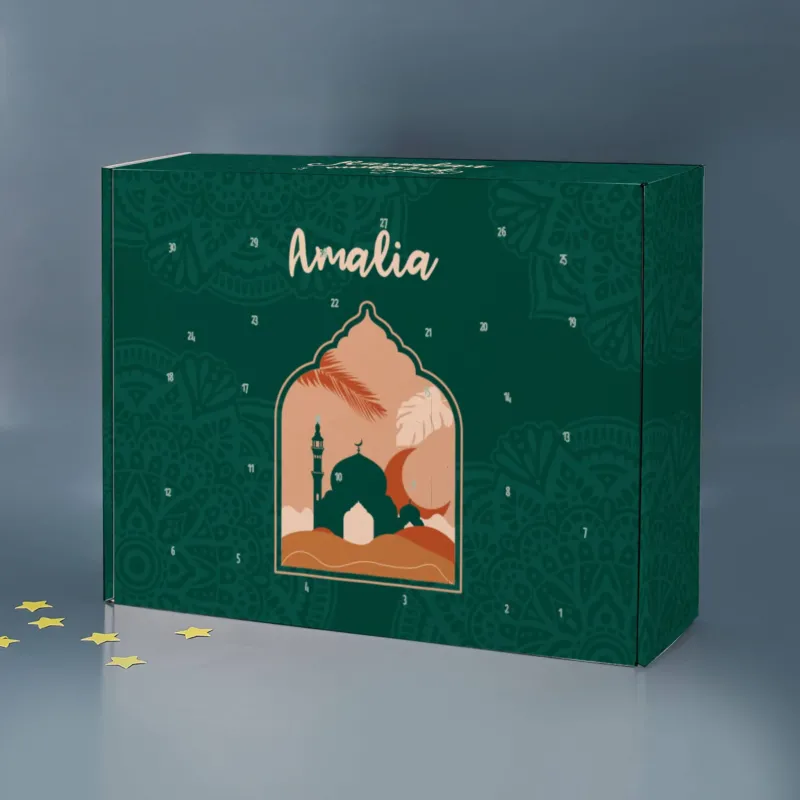 Moderner Ramadan Kalender zum selbst Befüllen