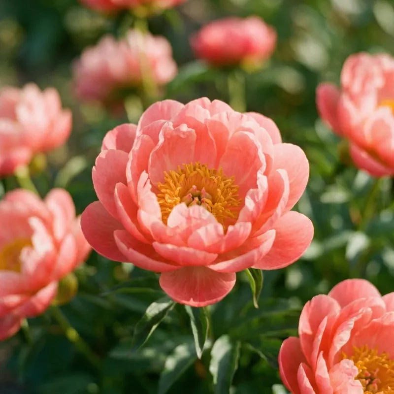 Pfingstrose, Paeonia 'Coral Sunset'