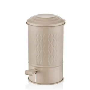 Prism Trash Can Bathroom Caramel 5 Lt - Exporgin - Global Shopping Site