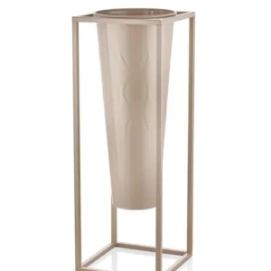Prism Vase & Flowerpot Caramel 80x30x30 cm - Exporgin - Global Shopping Site