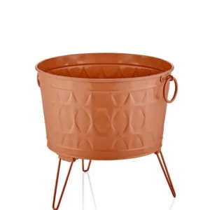 Prism Vase & Flowerpot Terracotta 43x45 cm - Exporgin - Global Shopping Site