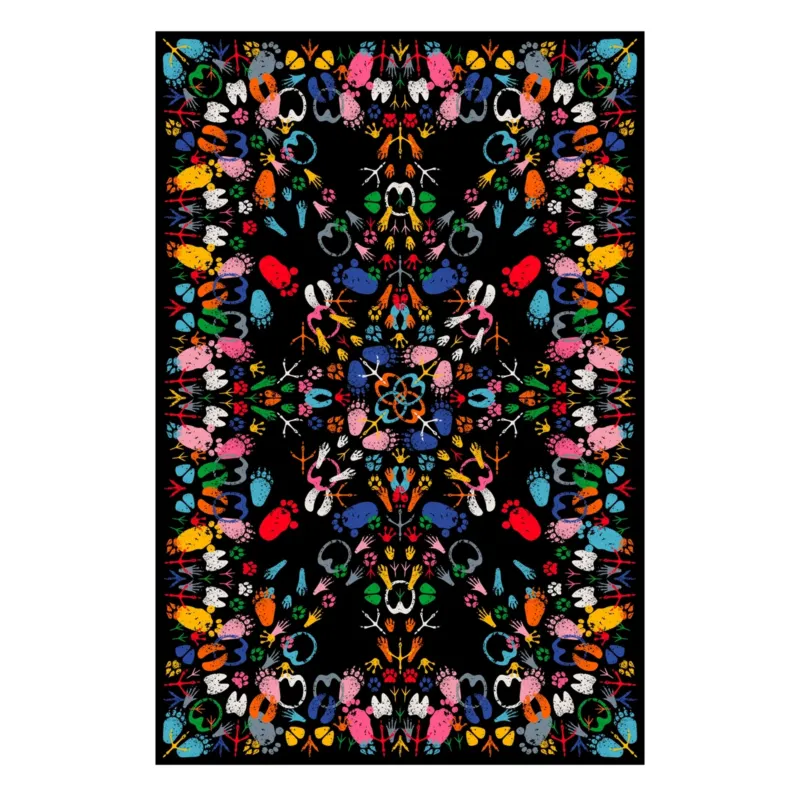 Teppich "Let's Dance Animal Traces Dark" 200 x 300 cm