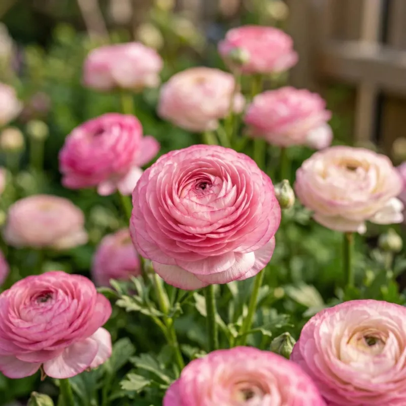 Ranunkel, Hahnenfuß 'Picotee Rose'