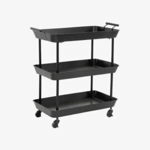 Rullebord i jern - 66x41 - sort - nordal.dk