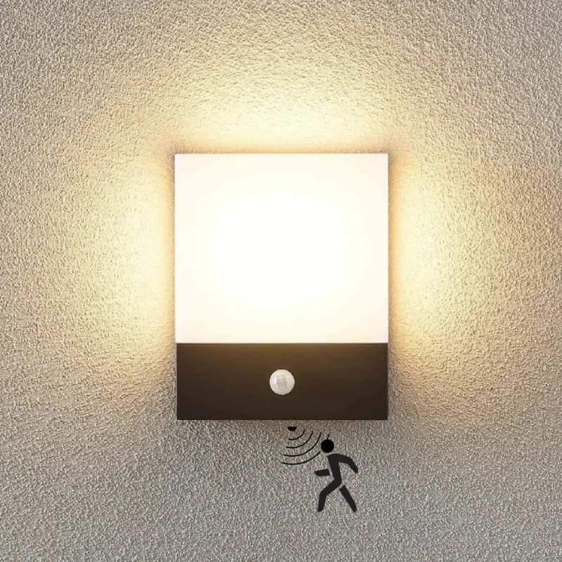 Elegante LED Außenleuchte | Anthrazit Sensor~2564