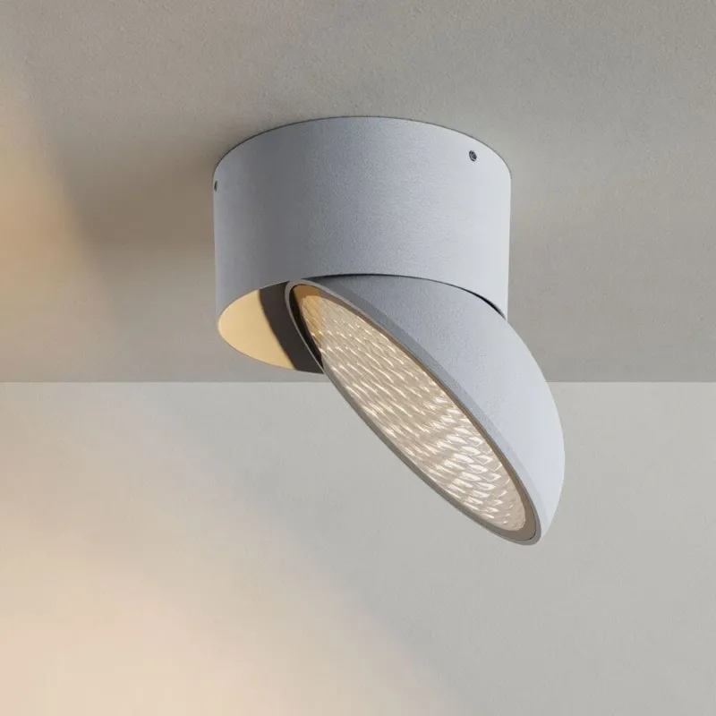 s.luce Santa Out LED Außen-Deckenleuchte IP65 drehbar, moderne wetterfeste Deckenleuchte
