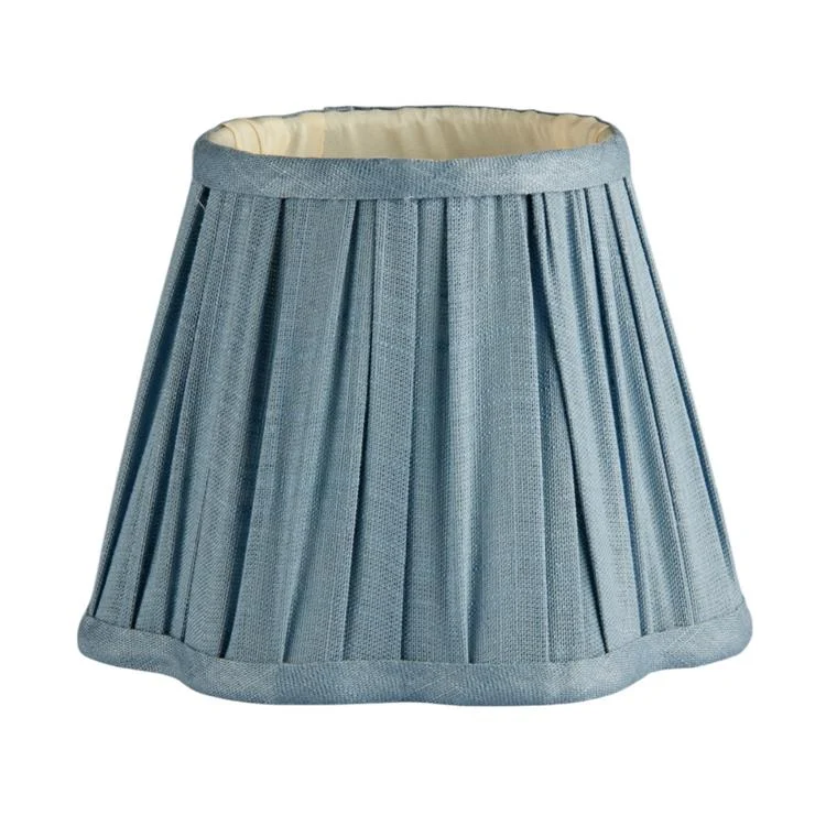 Scallop Lampshade Chambray 16cm - Addison Ross Ltd UK