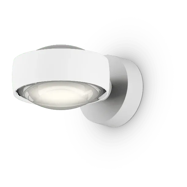 Occhio - Wandleuchte Sento D LED verticale weiß matt nur Kopf