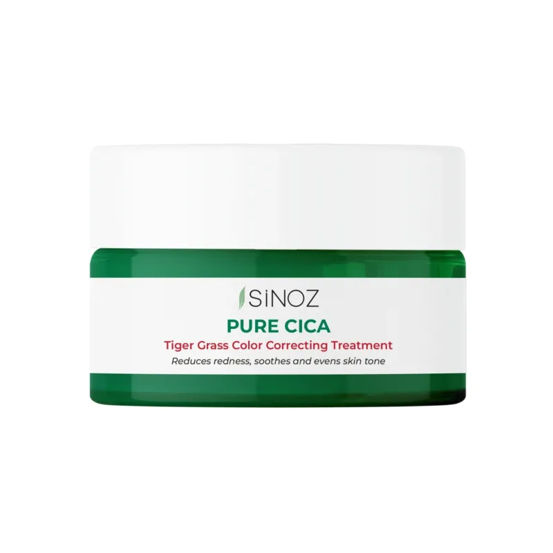 Sinoz Pure Cica Tiger Grass Color Correcting Repair Cream – Redness - Reducing Moisturizer with Centella Asiatica and Tone - Equalizing Effect – 40 ml - Exporgin - Global Shopping Site