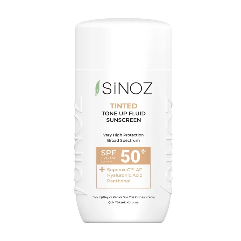 Sinoz Tinted Tone Up Fluid Sunscreen SPF50+ / PA++++ – Radiant and Balanced - Exporgin - Global Shopping Site