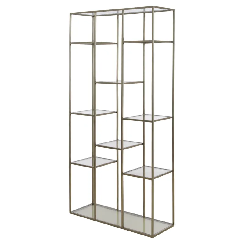 PIUAR' Standregal in Nickel von Light & Living, modernes Design in Silber.