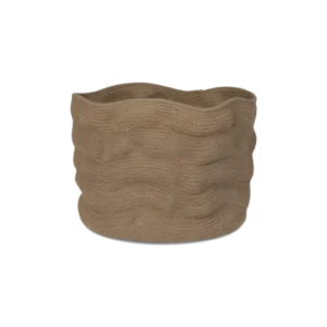 STONEWASHED BASKET TALL SOIL BROWN