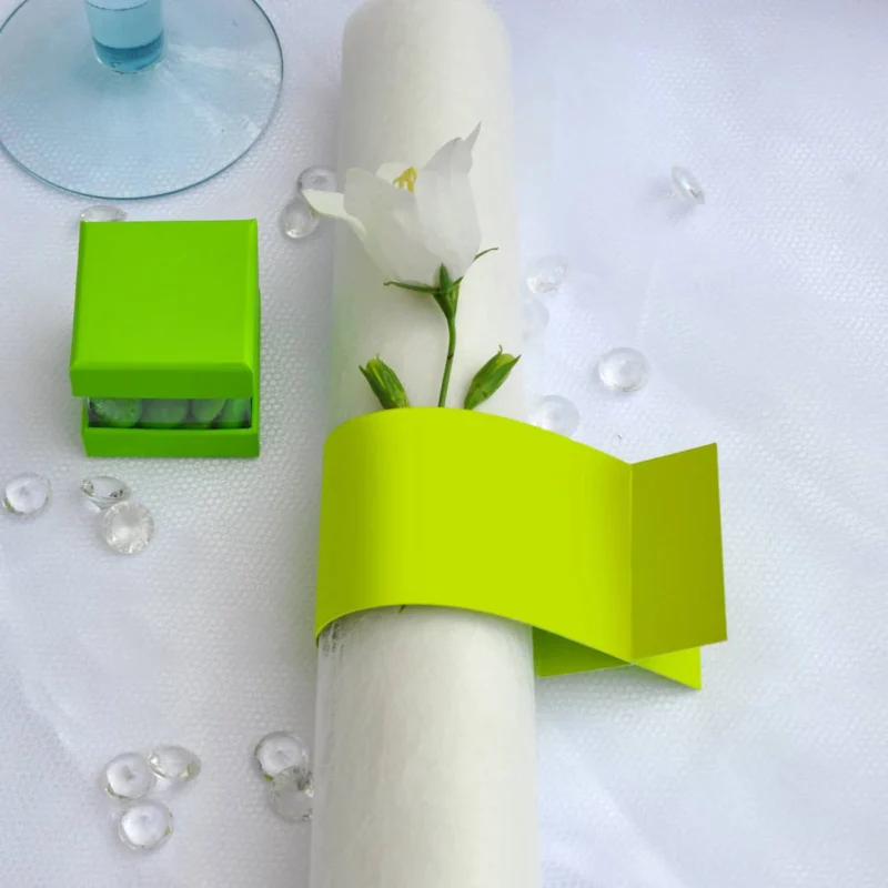 Serviettenring zur Hochzeit in grün
