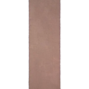 STONEWASHED TABLE RUNNER SOIL BROWN