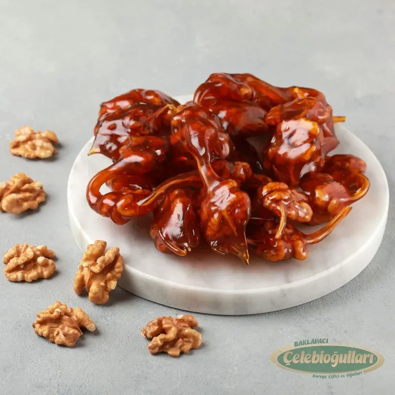Walnut and Grape Delight - A Traditional Turkish Confection with Rich, Nutty Flavors - Exporgin - Global Shopping Site