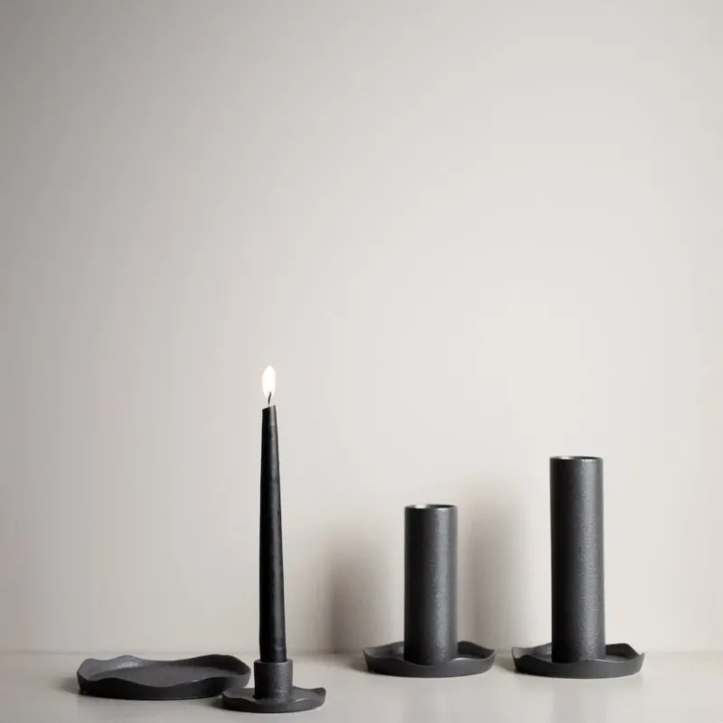 OUTLET Kerzenhalter Wave - cast iron